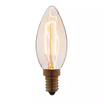 Лампа накаливания E14 25W свеча прозрачная 3525 /3525