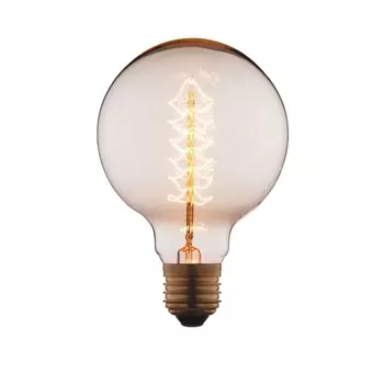 Лампа накаливания E27 40W шар прозрачный G9540-F