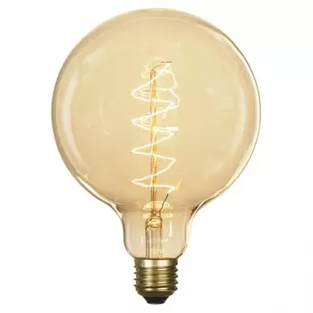 Лампа накаливания Е27 60W 2700K шар прозрачная GF-E-760