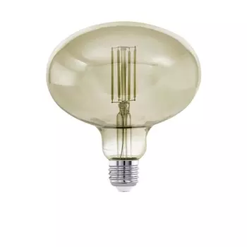 Лампа светодиодная диммируемая филаментная Eglo E27 4W 3000K дымчатая 12599 /12599