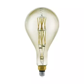 Лампа светодиодная диммируемая филаментная Eglo E27 8W 3000K дымчатая 11844 /11844