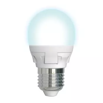 Лампа светодиодная диммируемая (UL-00004301) Uniel E27 7W 4000K матовая LED-G45 7W/4000K/E27/FR/DIM PLP01WH