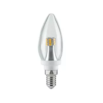 Лампа светодиодная E14 4W 2700K свеча прозрачная 28315 /28315