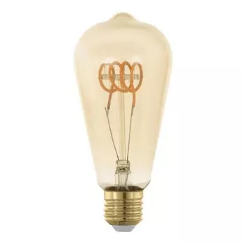 Лампа светодиодная Eglo E27 5W 2200K янтарная 11887 /11887
