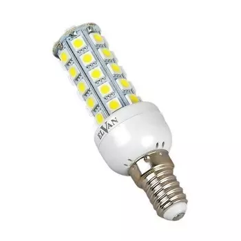 Лампа светодиодная Elvan E14 7W 6400K прозрачная E14-7W-6400K-32LED