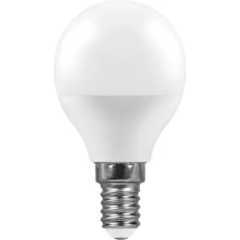 Лампа светодиодная Feron E14 11W 6400K Шар Матовая LB-750 25948 /25948