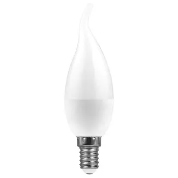 Лампа светодиодная Feron E14 9W 6400K матовая LB-570 38136 /38136