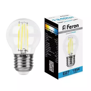 Лампа светодиодная Feron LB-515 Шарик E27 15W 6400K 38254 /38254