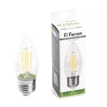 Лампа светодиодная Feron LB-713 Свеча E27 11W 4000K 38273 /38273