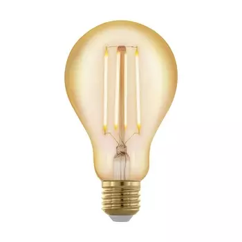 Лампа светодиодная филаментная диммируемая E27 4W 1700К золотая 11691 /11691