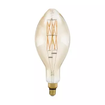 Лампа светодиодная филаментная диммируемая E27 8W 2100К янтарь 11685 /11685