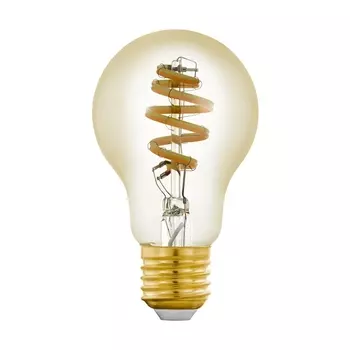 Лампа светодиодная филаментная диммируемая Eglo E27 5,5W 2200-6500K золотистая 12578 /12578