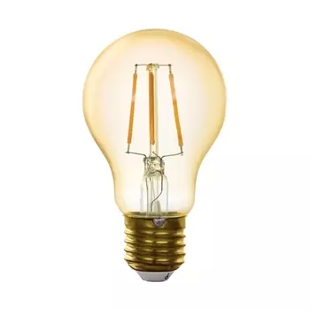 Лампа светодиодная филаментная диммируемая Eglo E27 5,5W 2200K золотистая 11864 /11864