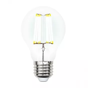 Лампа светодиодная филаментная E27 10W 4000K груша прозрачная LED-A60-10W/NW/E27/CL PLS02WH