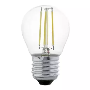 Лампа светодиодная филаментная E27 4W 2700К прозрачная 11498 /11498