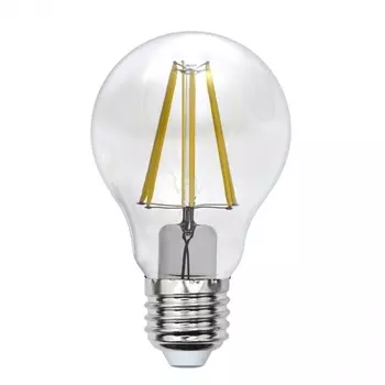 Лампа светодиодная филаментная E27 7W 3000K шар прозрачный LED-A60-7W/WW/E27/CL/MB GLM10TR