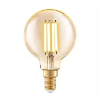 Лампа светодиодная филаментная Eglo E14 4W 2200K янтарная 11782 /11782