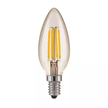 Лампа светодиодная филаментная Elektrostandard E14 7W 4200K прозрачная 4690389062896