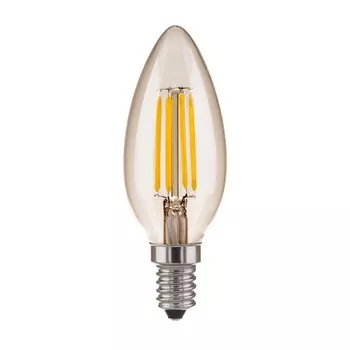 Лампа светодиодная филаментная Elektrostandard E14 9W 6500K прозрачная 4690389175220