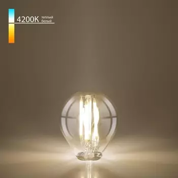 Лампа светодиодная филаментная Elektrostandard E27 8W 4200K прозрачная BLE2772 a060527 4690389186318
