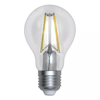 Лампа светодиодная филаментная (UL-00004867) Uniel E27 12W 4000K прозрачная LED-A60-12W/4000K/E27/CL PLS02WH