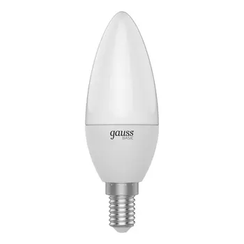 Лампа светодиодная Gauss E14 5,5W 3000К матовая 1033116