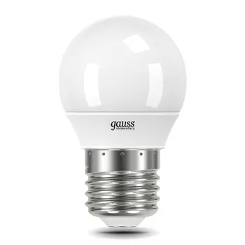 Лампа светодиодная Gauss E27 10W 6500K матовая 53230 /53230