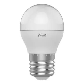 Лампа светодиодная Gauss E27 7,5W 3000К матовая 1053218