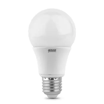 Лампа светодиодная Gauss E27 7W 2700K матовая 23217A