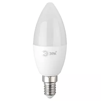 Лампа светодиодная ЭРА E14 10W 6500K матовая B35-10W-865-E14 R