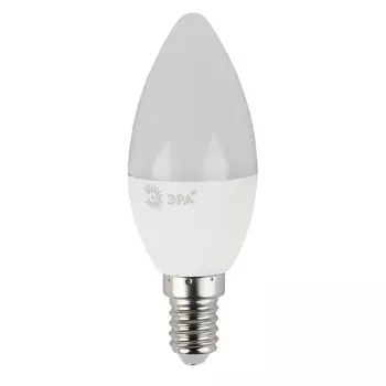 Лампа светодиодная ЭРА E14 11W 4000K матовая LED B35-11W-840-E14