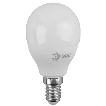 Лампа светодиодная ЭРА E14 11W 6000K матовая LED P45-11W-860-E14