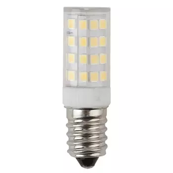 Лампа светодиодная ЭРА E14 5W 4000K прозрачная LED T25-5W-CORN-840-E14