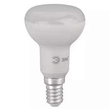 Лампа светодиодная ЭРА E14 6W 2700K матовая LED R50-6W-827-E14 R Б0050699