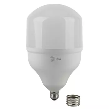 Лампа светодиодная ЭРА E40 65W 6500K матовая LED POWER T160-65W-6500-E27/E40
