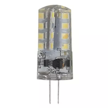 Лампа светодиодная ЭРА G4 3W 4000K прозрачная LED JC-3W-12V-840-G4