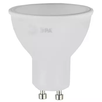 Лампа светодиодная ЭРА GU10 10W 2700K матовая LED MR16-10W-827-GU10