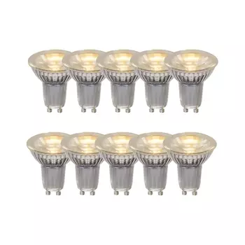 Лампа светодиодная Lucide GU10 5W 2700K MR16 прозрачная 49008/10/60