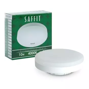 Лампа светодиодная Saffit GX53 10W 4000K матовая SBGX5310 55228 /55228
