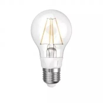 Лампа светодиодная (UL-00000198) E27 8W 3000K груша прозрачная LED-A60-8W/WW/E27/CL