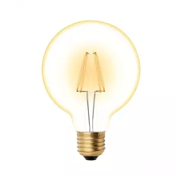 Лампа светодиодная (UL-00002359) E27 6W 2250K шар прозрачный LED-G95-6W/GOLDEN/E27 GLV21GO