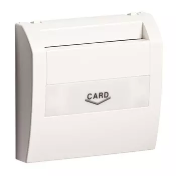 Лицевая панель Efapel Apolo 5000 карточного выключателя белый 50731 TBR