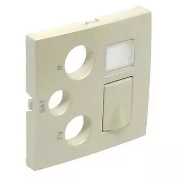 Лицевая панель Efapel Logus 90 R-TV-SAT-RJ45/R-TV-SAT-RJ45-SC жемчуг 90770 TPE