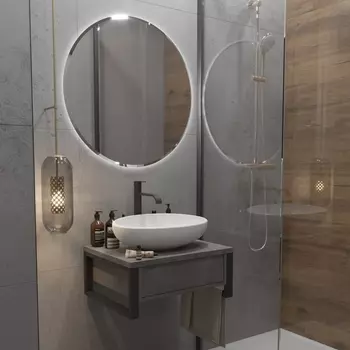 Мебель для ванной 1MarKa Grunge Loft 60П бетон темно-серый