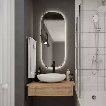 Мебель для ванной 1MarKa Grunge Loft 80 дуб вотан