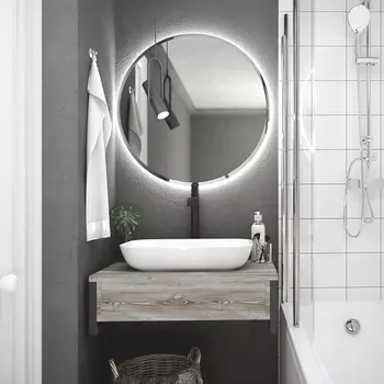 Мебель для ванной 1MarKa Grunge Loft 90 дуб намибия