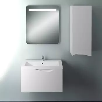 Мебель для ванной 1MarKa Этюд 58П белый глянец