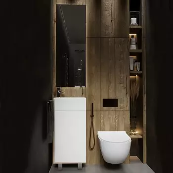 Мебель для ванной 1MarKa Laura 40Н напольная, дуб сонома