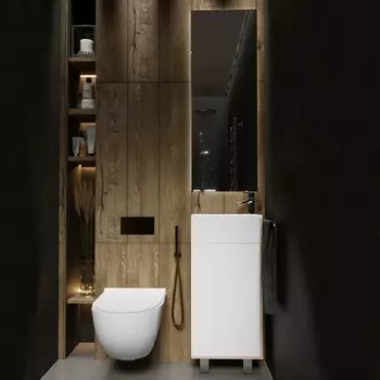 Мебель для ванной 1MarKa Laura 40Н R, напольная, дуб сонома