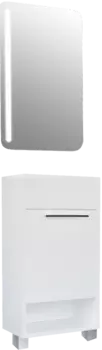 Мебель для ванной 1MarKa Lira 40Н R, напольная, белый глянец